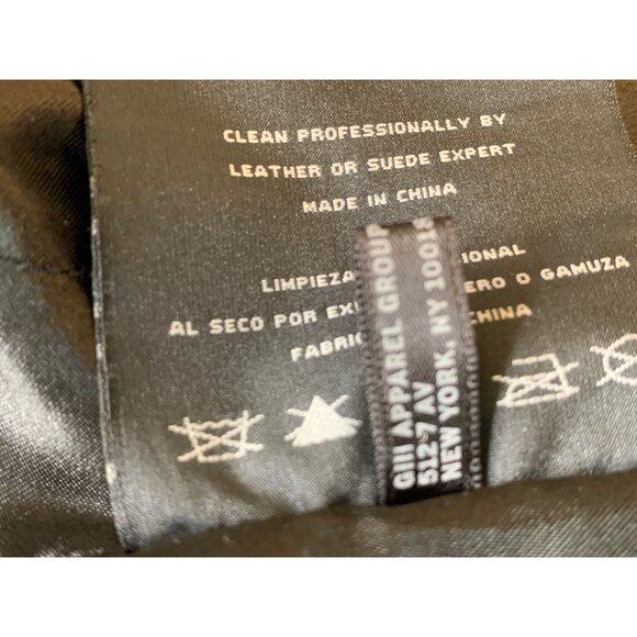 Andrew Marc New York Womens Lambskin Buttery Leather Jacket Small RHH10560 - Picture 10 of 13